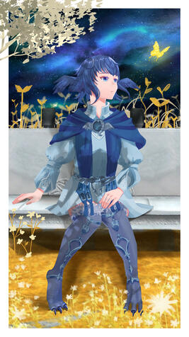 fullbody with background